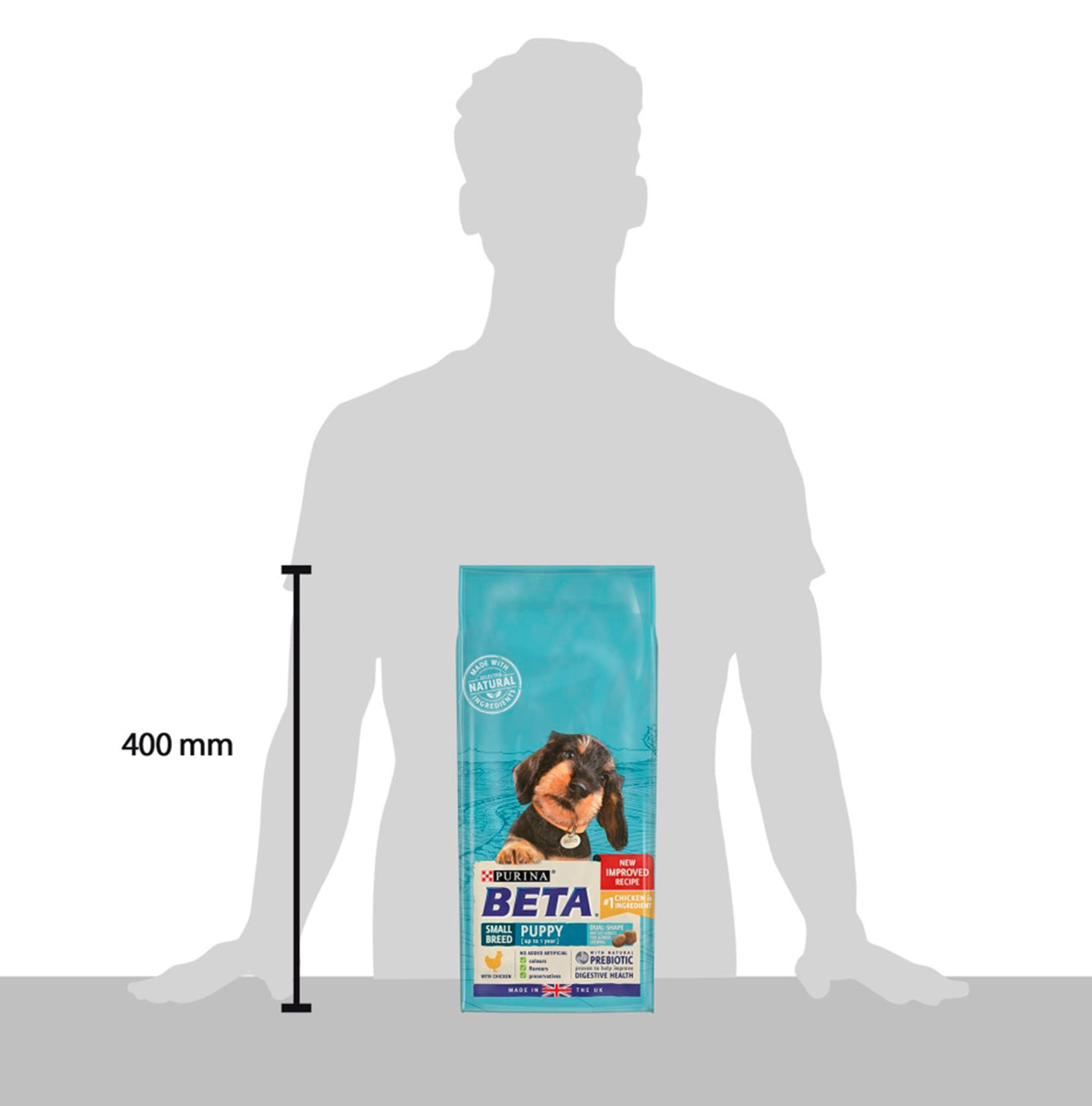 Purina Beta Puppy Small Breed Dry Dog Food with Chicken - 2KG Bag | High Protein Puppy Food for Small Dogs | Perfect for Training, Growth & Daily Nutrition