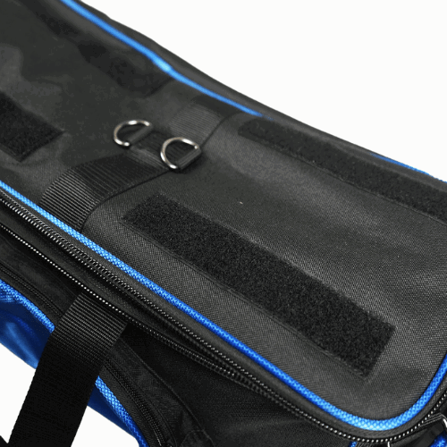 ELITE 3 Ball Slim Triple Tote Bowling Bag with Shoe Compartment & Accessory Pouch - Black/Royal | Perfect for League Play, Tournaments & Practice Sessions