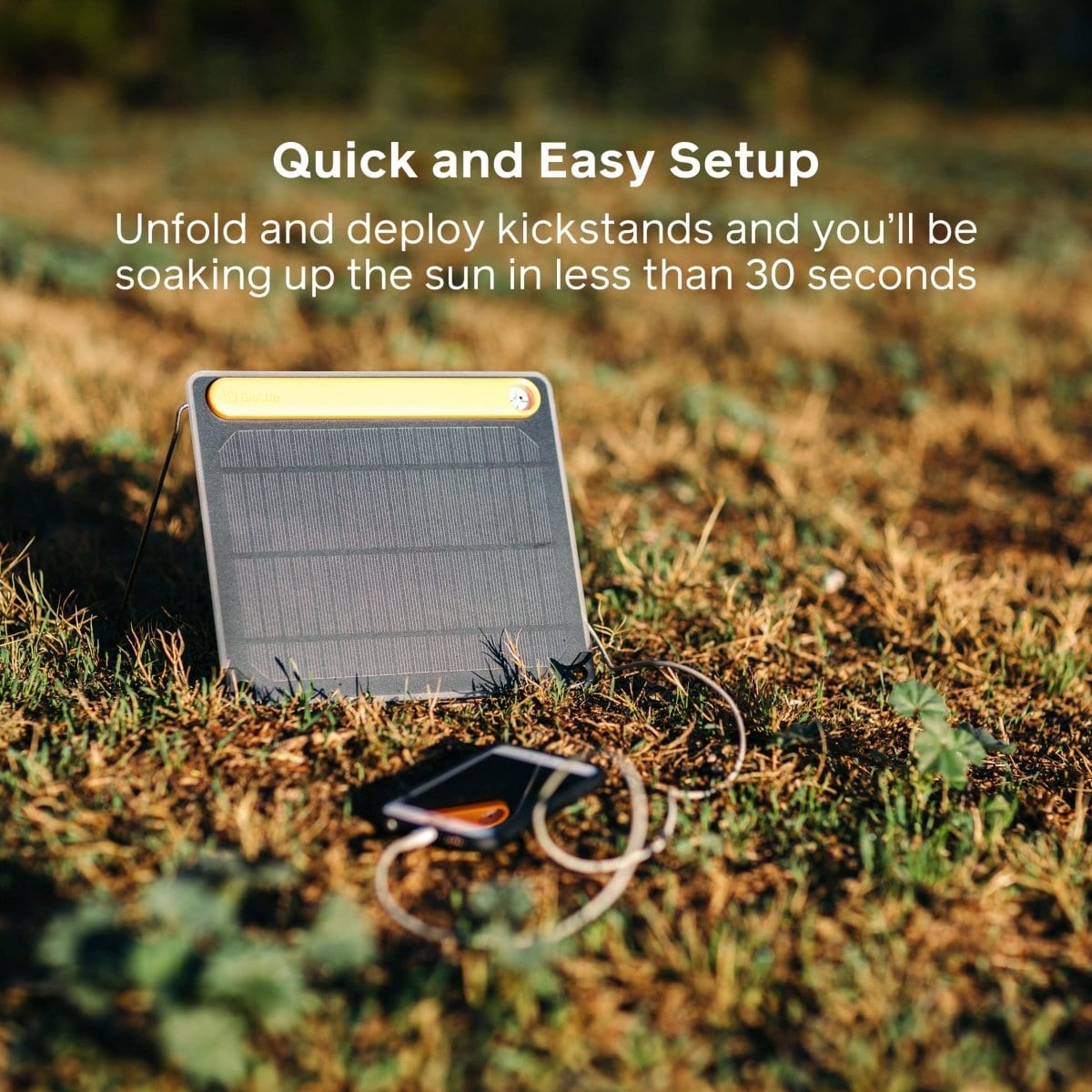 High-Efficiency Solar Panel 5 Plus - Portable Solar Charger for Camping, Hiking & Outdoor Adventures