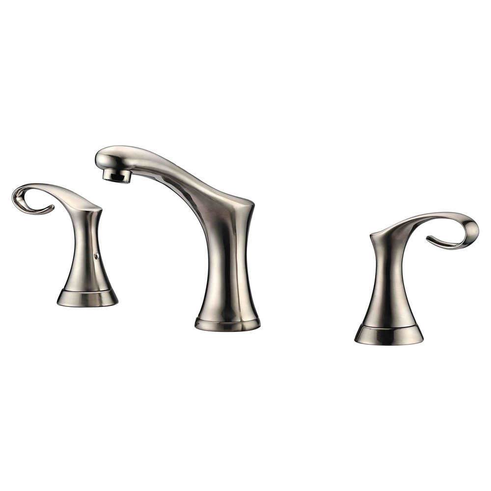 Dawn AB06 1291BN 3-Hole 2-Handle Widespread Bathroom Faucet for 8
