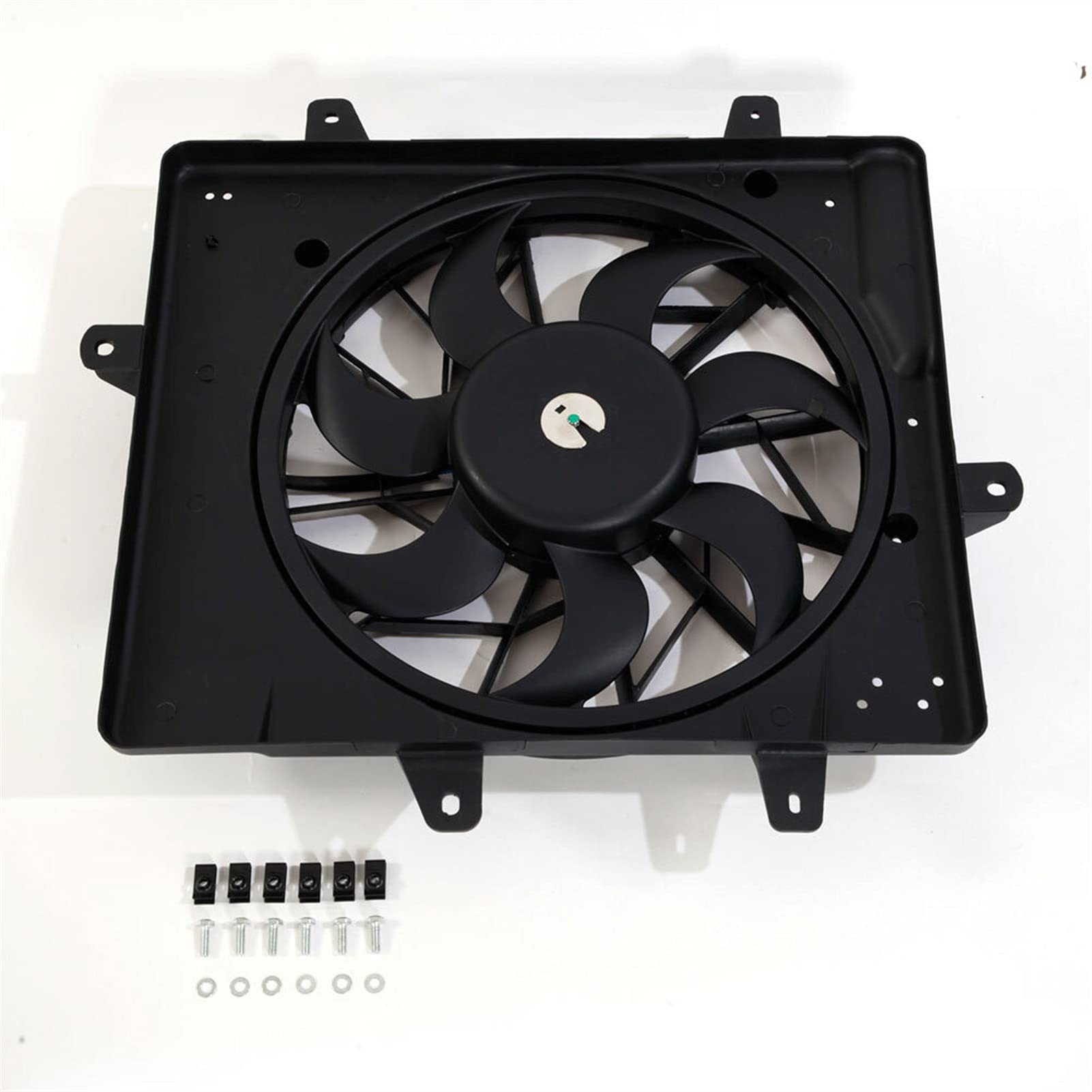AOOF CH3115118 High-Performance Plastic Cooling Fan with Heat Dissipation Radiator for 2004-2008 Chrysler PT Cruiser | Engine Cooling System Replacement Part | Perfect for Hot Weather & Heavy Traffic Conditions
