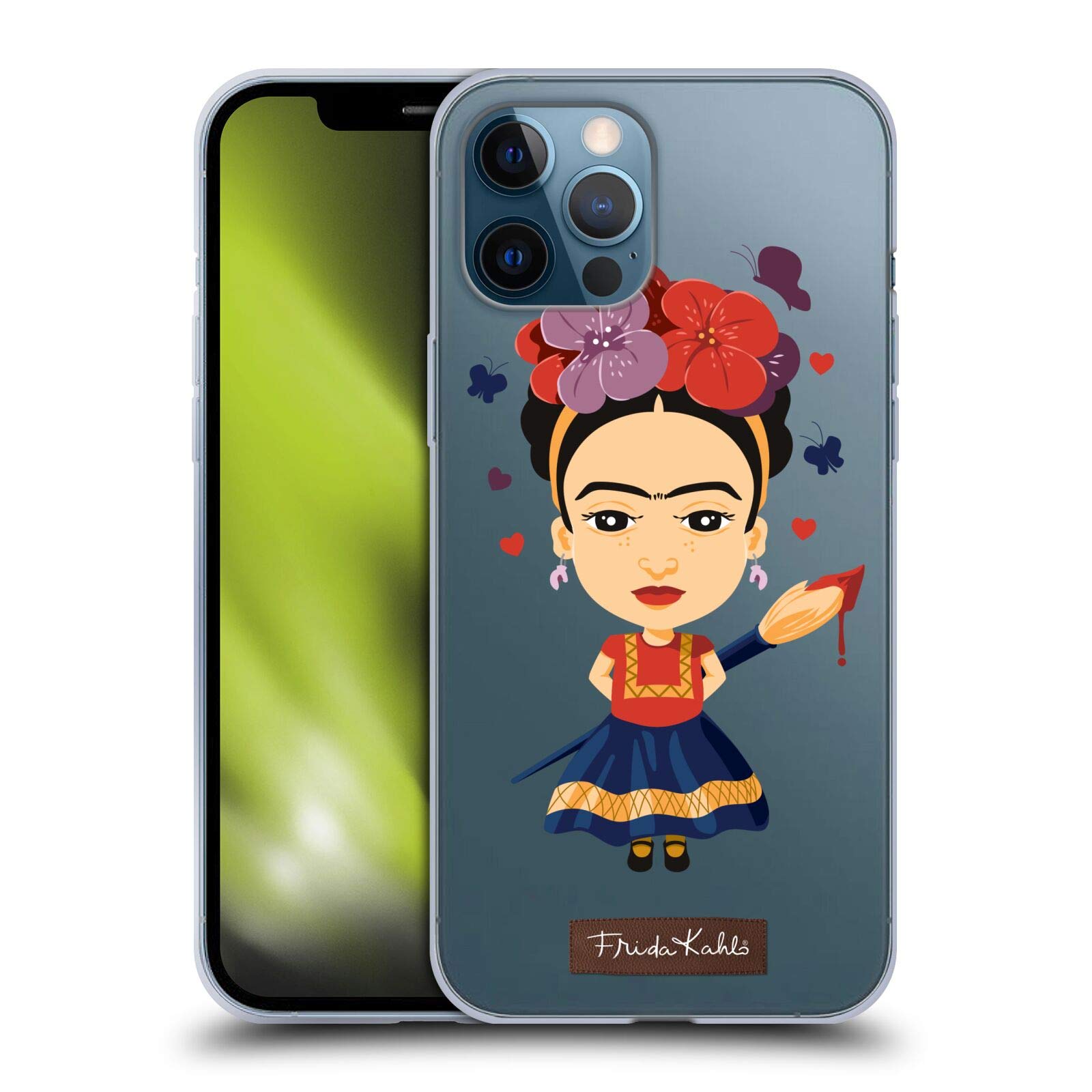 Official Frida Kahlo iPhone 12 Pro Max Case - Soft Gel Phone Cover by Head Case Designs | Perfect for Art Lovers, Unique Gift & Everyday Protection