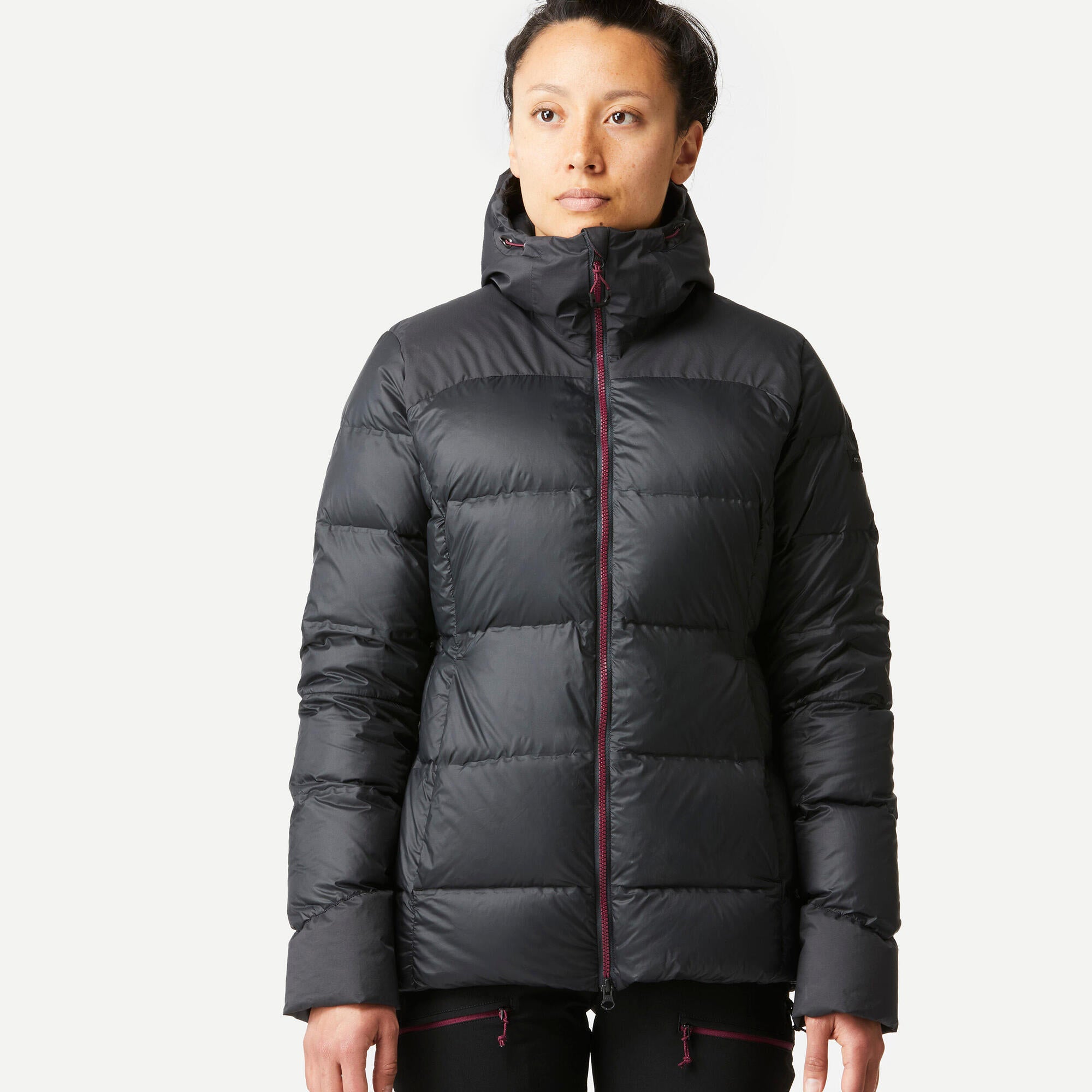 Forclaz Women's MT900 Hooded Down Puffer Jacket - Lightweight Winter Coat for Hiking, Skiing & Outdoor Activities | Waterproof Insulated Parka for Cold Weather