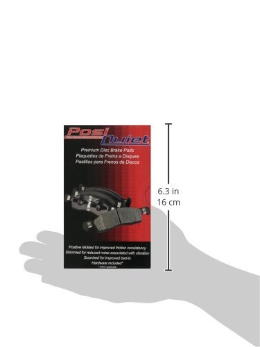 NIS PosiQuiet Ceramic Brake Pads - Low Noise Performance Braking for Cars, Trucks & SUVs - Perfect for City Driving and Daily Commutes