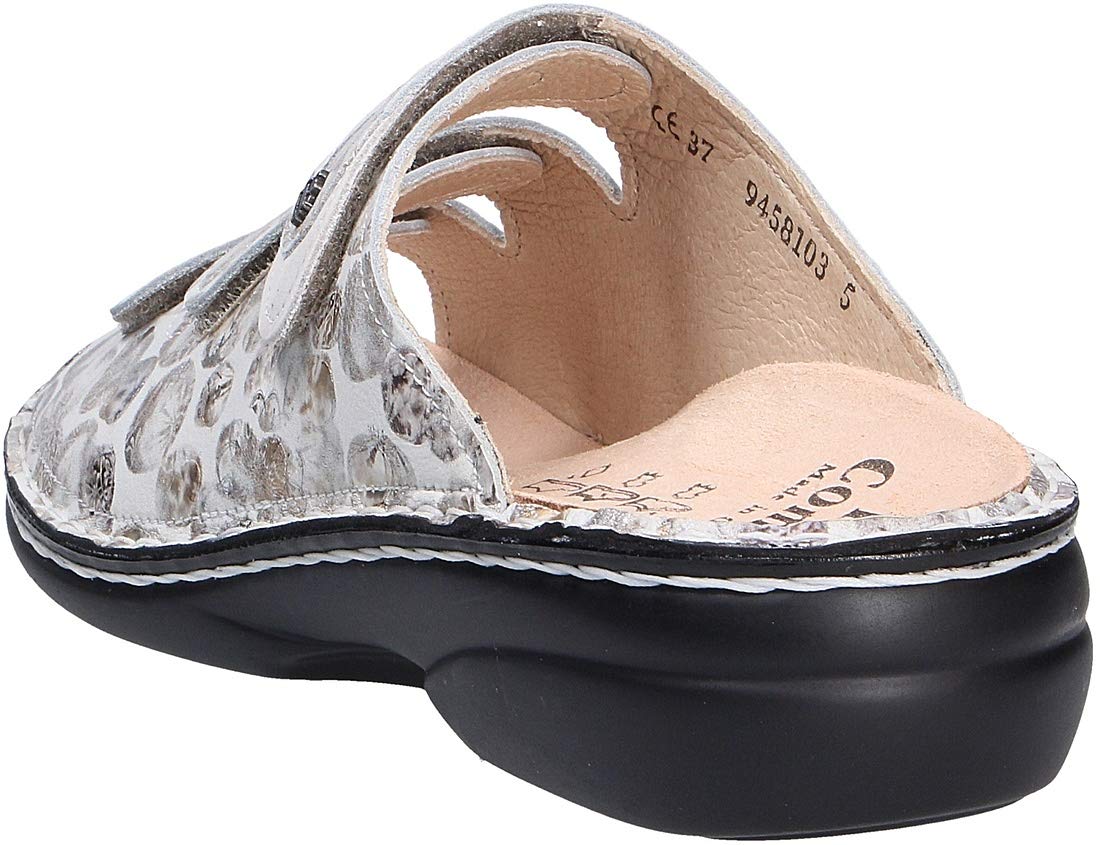 Finn Comfort Women's Kos Nubuck Sandals - Comfortable Leather Walking Sandals for Women - Perfect for Travel, Beach & Everyday Wear