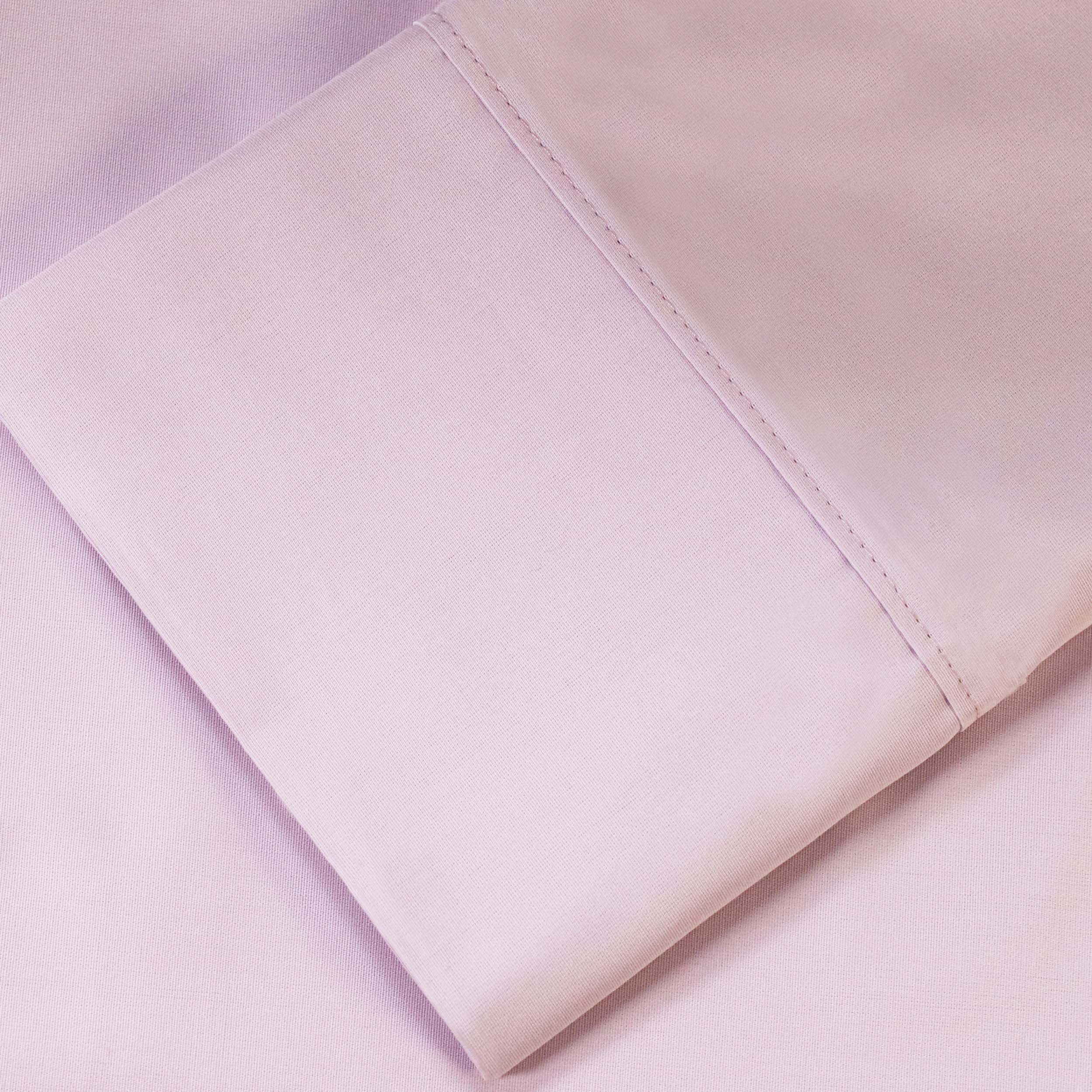 300 Thread Count Cotton Percale Solid Deep Pocket Bed Sheet Set - Queen Size, Soft & Breathable for Comfortable Sleep - Perfect for Master Bedroom, Guest Room & Vacation Homes
