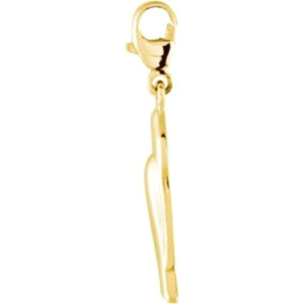 14k Yellow Gold Penguin Charm Pendant - Bonyak Jewelry Animal Charms for Necklaces, Perfect for Gifts, Birthdays & Everyday Wear