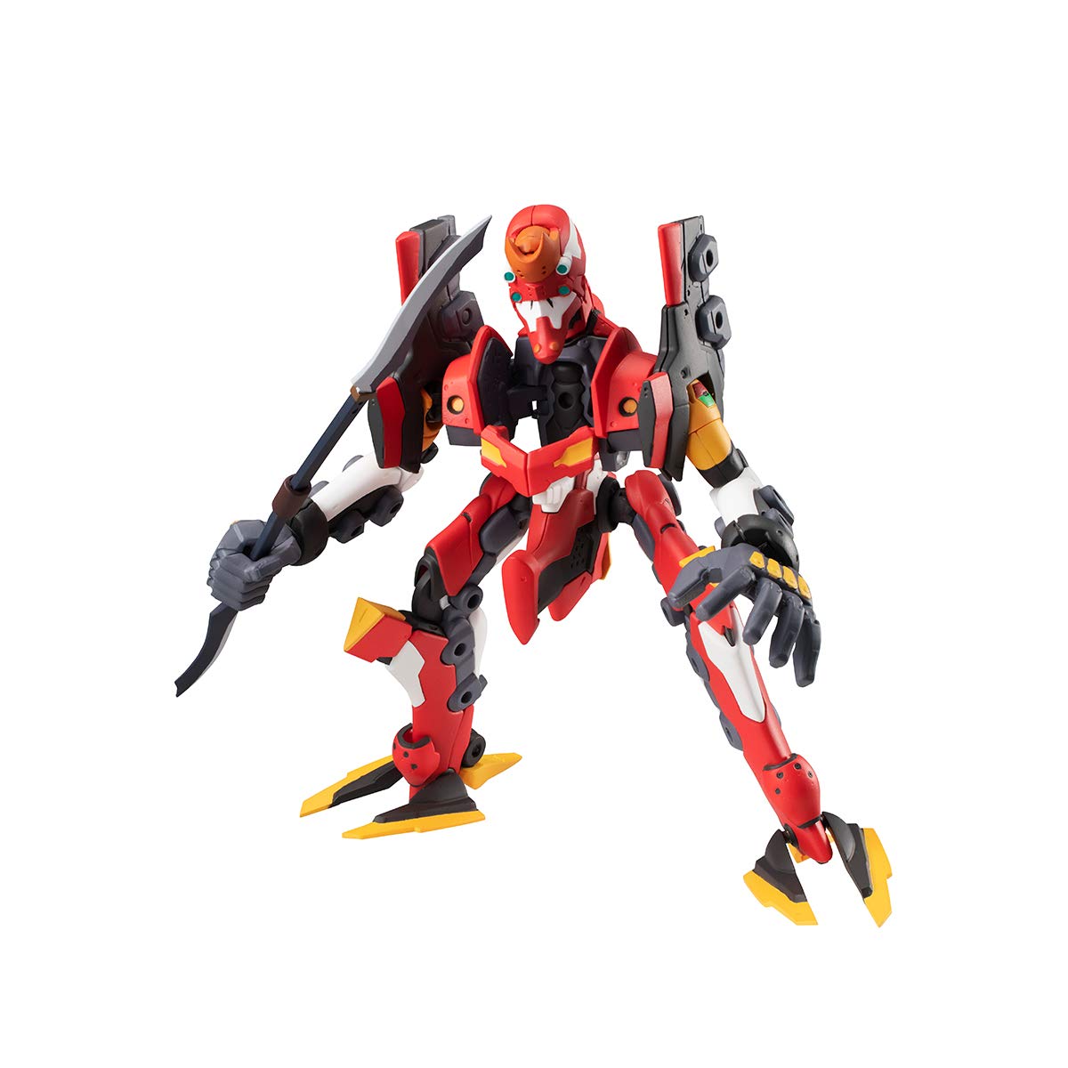 Megahouse Desktop Army Evangelion Movie Shikinami Asuka Langley & Evangelion Unit-02 Action Figure Set - Collectible Anime Model for Display, Gifts & Home Decor