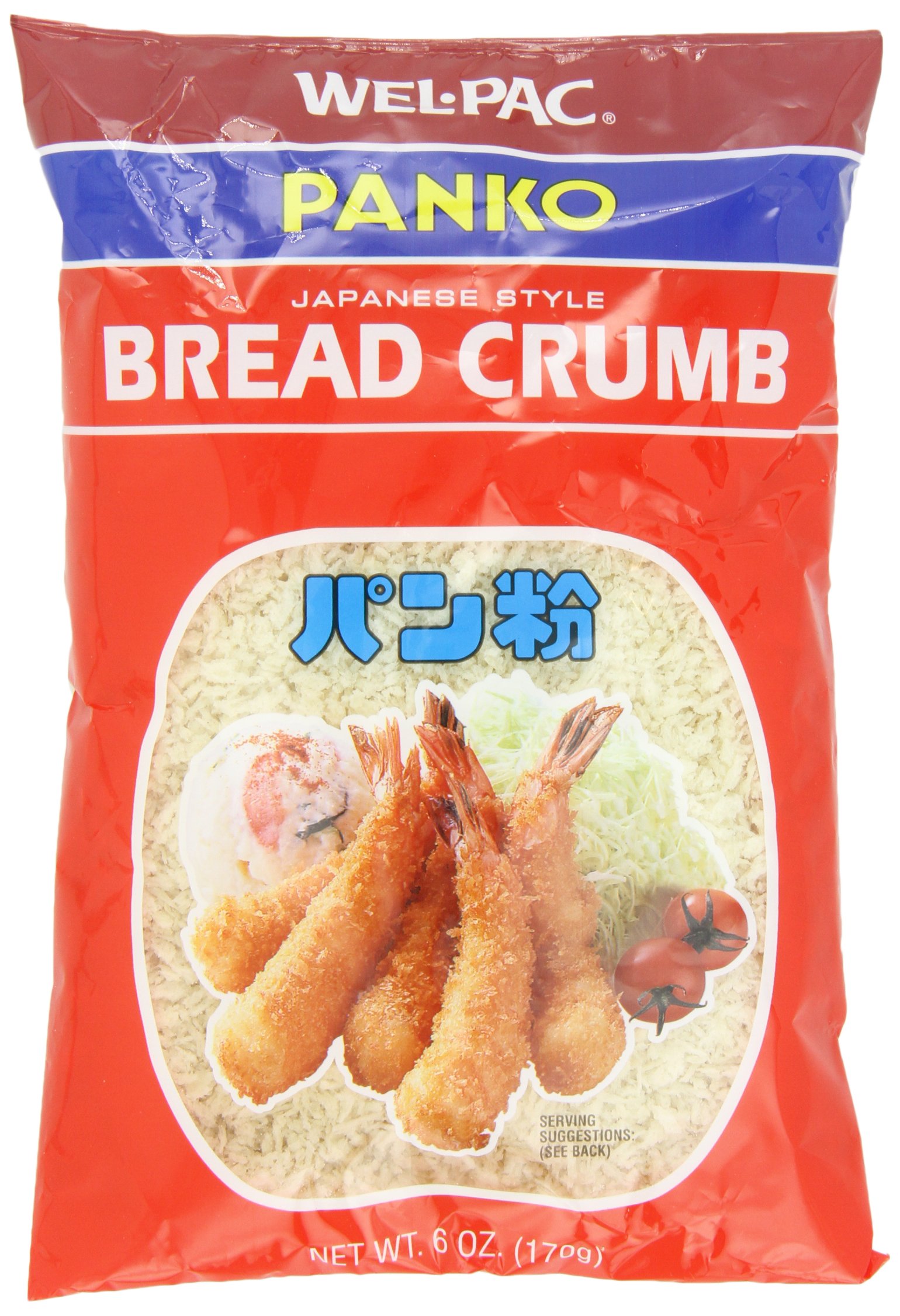 Wel Pac Panko Bread Crumbs - 6-Ounce (Pack of 9) | Japanese Style Crispy Coating for Chicken, Fish & Tempura | Perfect for Baking, Frying & Air Frying