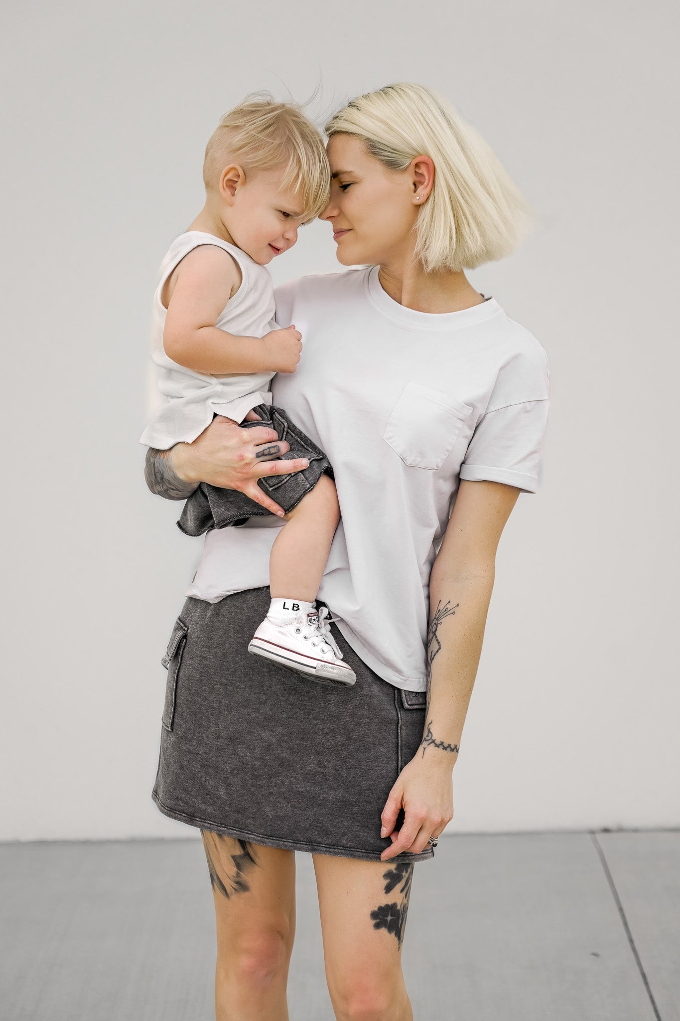 Women's Cargo Skort with Pockets - Charcoal Wash - Comfortable Stretch Fabric for Hiking, Travel & Outdoor Activities