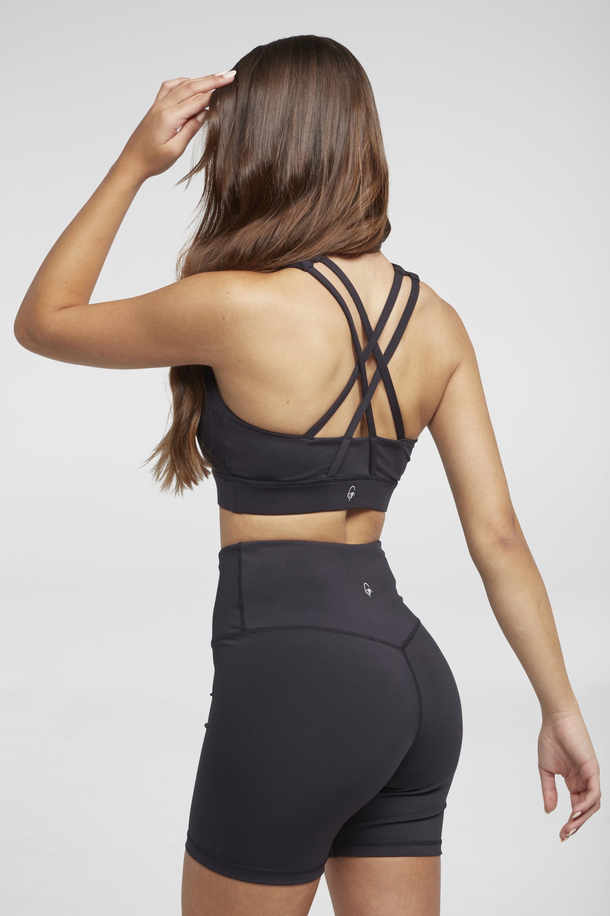 All For It High Support Sports Bra for Women - Breathable & Moisture Wicking Workout Top - Perfect for Running, Yoga & Gym Training (Black)