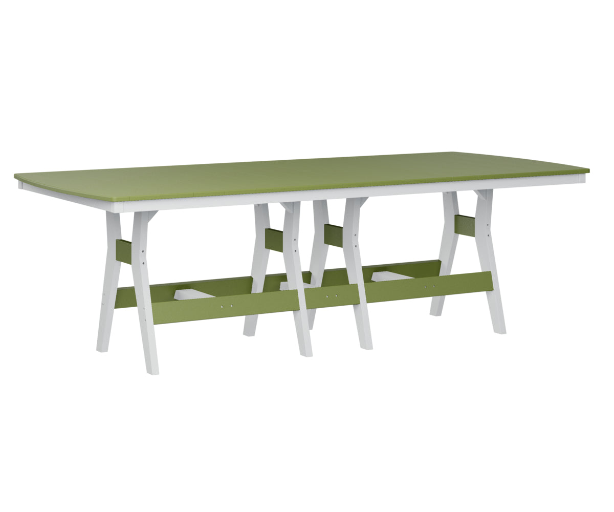 Berlin Gardens Harbor 44 x 96 Inch Rectangular Bar Height Table - Outdoor Dining, Patio, Deck, Restaurant & Bistro Use