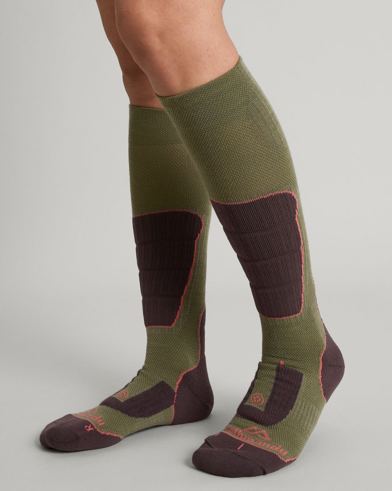 Premium Snow Sport Socks for Men & Women - Warm Thermal Winter Hiking Socks (Beech/Dark Quartz/Fruity) - Ideal for Skiing, Snowboarding & Cold Weather Outdoor Activities