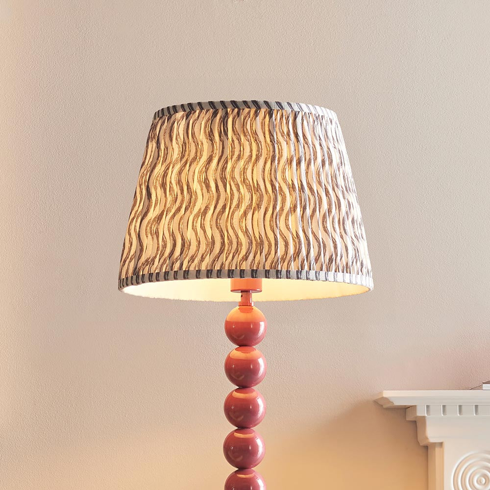 Auralis Ripple Floor Lamp with E27 Socket - Modern LED Standing Light for Living Room, Bedroom & Office - Adjustable Height in Multiple Finishes (Black, White, Bronze) - Perfect for Ambient Lighting & Home Decor