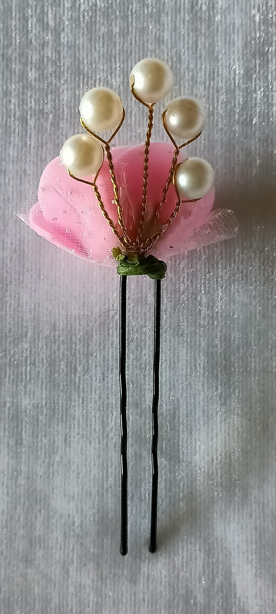 5-Pack Pearl Hair Pins for Women - Elegant Hair Accessories for Bridal, Prom & Everyday Styling - (12 Pieces)