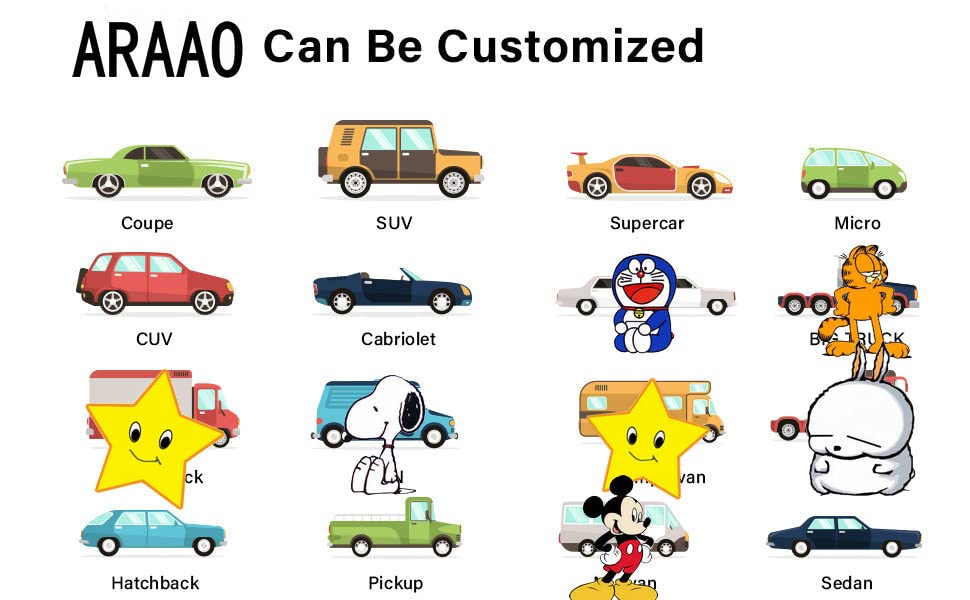 Custom ARAAO Car Floor Mats for Men & Women - Anti-Slip Luxury Floor Liners for Sedan, SUV & Sports Cars (Red) - Perfect for Everyday Driving, Road Trips & Car Protection
