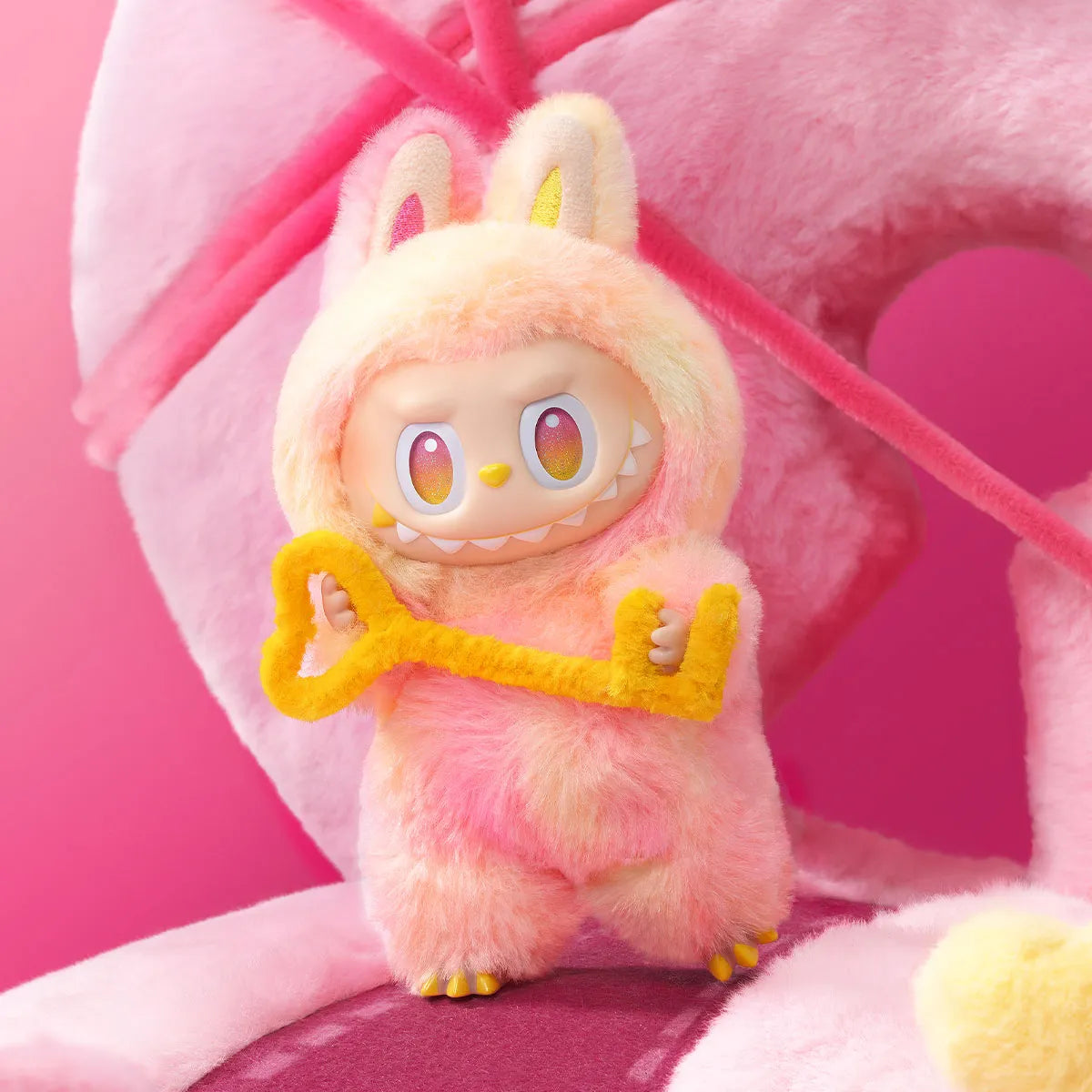Popmart Labubu V3 Big into Energy Series Vinyl Plush Pendant Blind Box - Cute Collectible Toy for Anime Fans & Gift for Kids (1 Piece) | Perfect for Home Decor, Office Display & Kawaii Fashion Accessory
