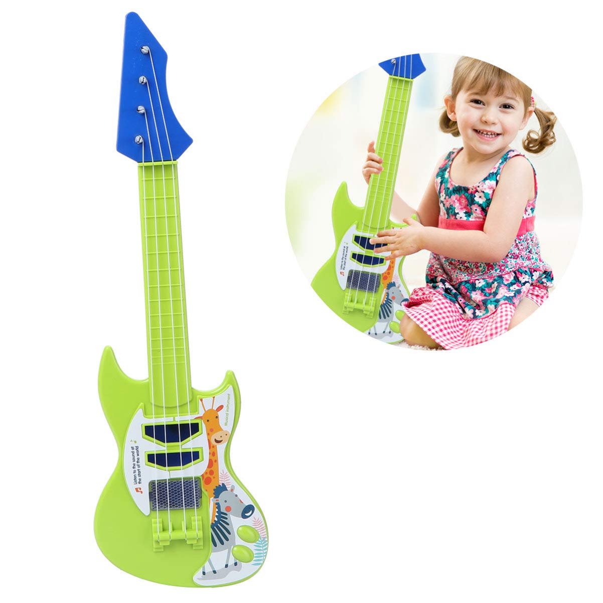 3-Piece Kids Guitar Toy Set - Colorful Mini Ukulele Musical Instruments for Toddlers & Children | Perfect for Birthday Gifts, Early Music Education & Pretend Play