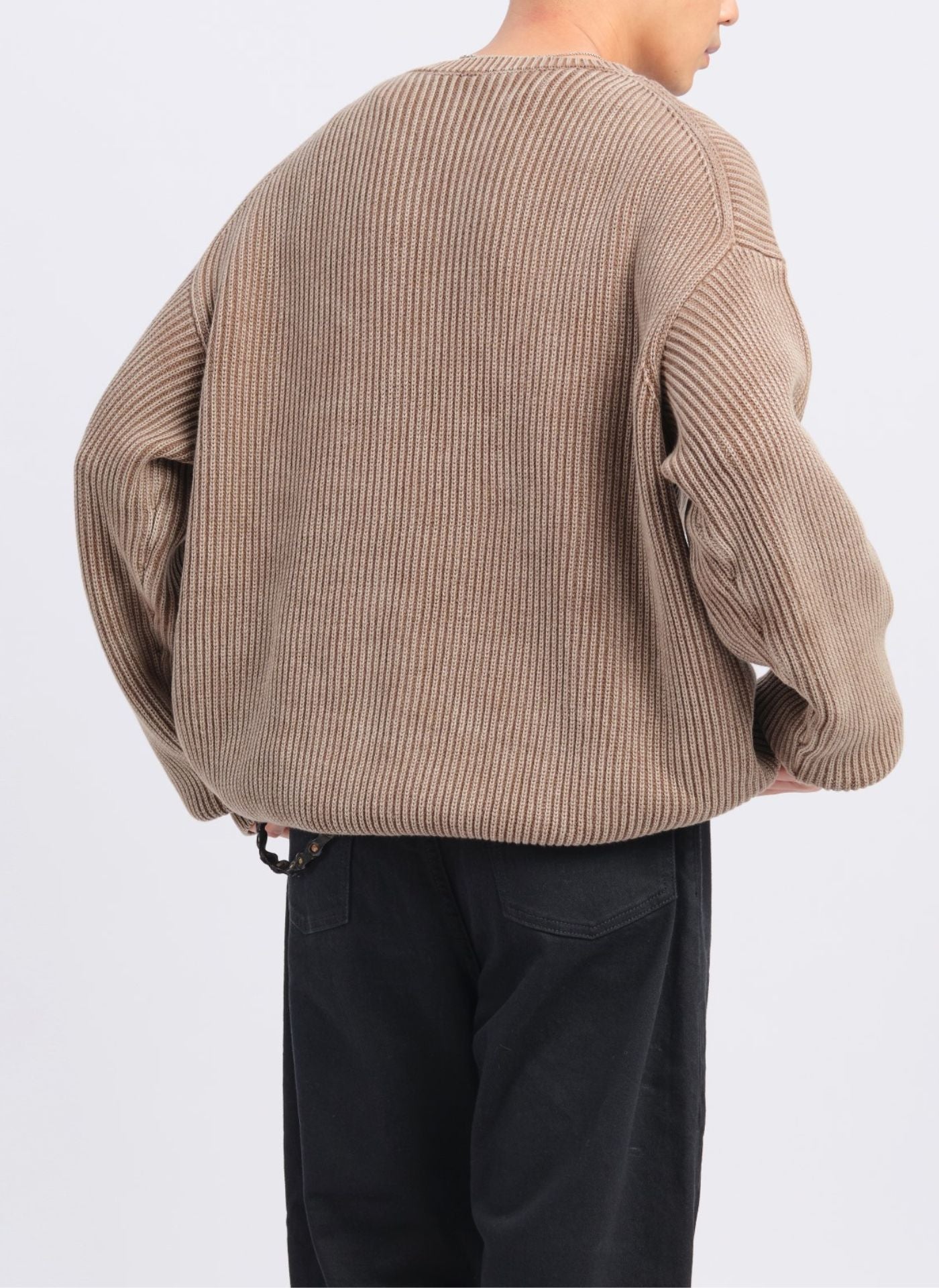 Premium Heavy Washed Cotton Knitted Pullover Sweater - Cozy Oversized Winter Sweater for Women & Men | Perfect for Casual Outfits, Layering & Cold Weather Fashion