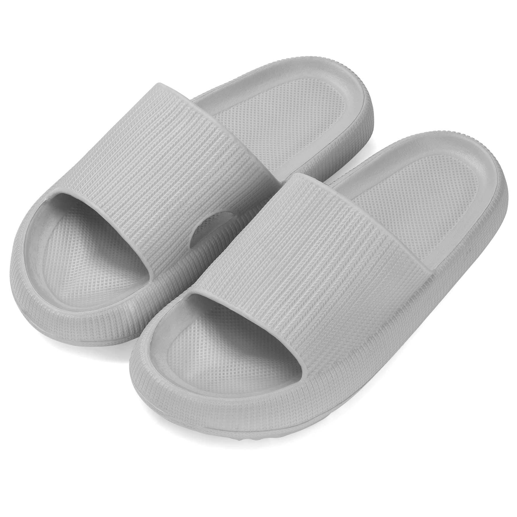 **VONMAY Cloud Slides for Men & Women - Quick Drying Pillow Slippers with Non-Slip Sole - Cushioned Thick Sole for Comfort & Support - Perfect for Shower, Pool, Beach & Indoor Use**