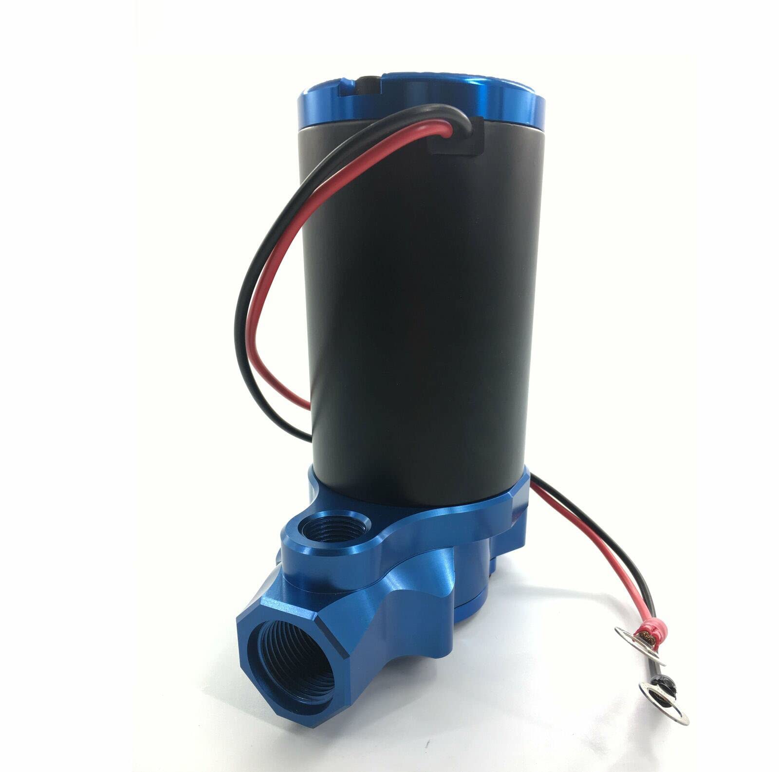 400 GPH High Performance Electric Fuel Pump - Billet Aluminum Gas & Alcohol Pump with Bypass for Street Racing, Drag Racing & High-Performance Vehicles