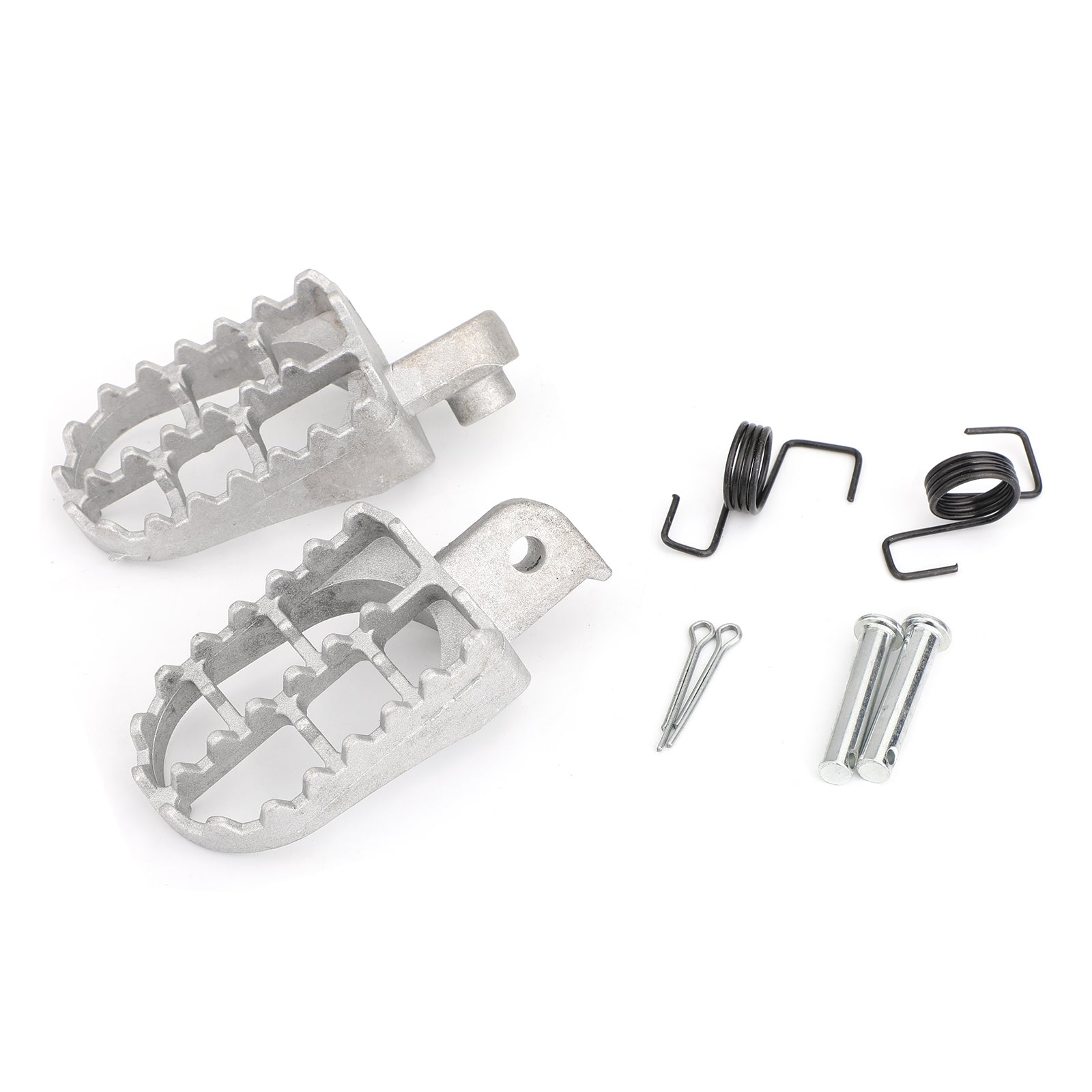 Yamaha TW200 PW50 PW80 Front Footpegs Footrests - Universal Fit for All Years - Durable Motorcycle Foot Pegs for Off-Road Riding & Adventure Touring