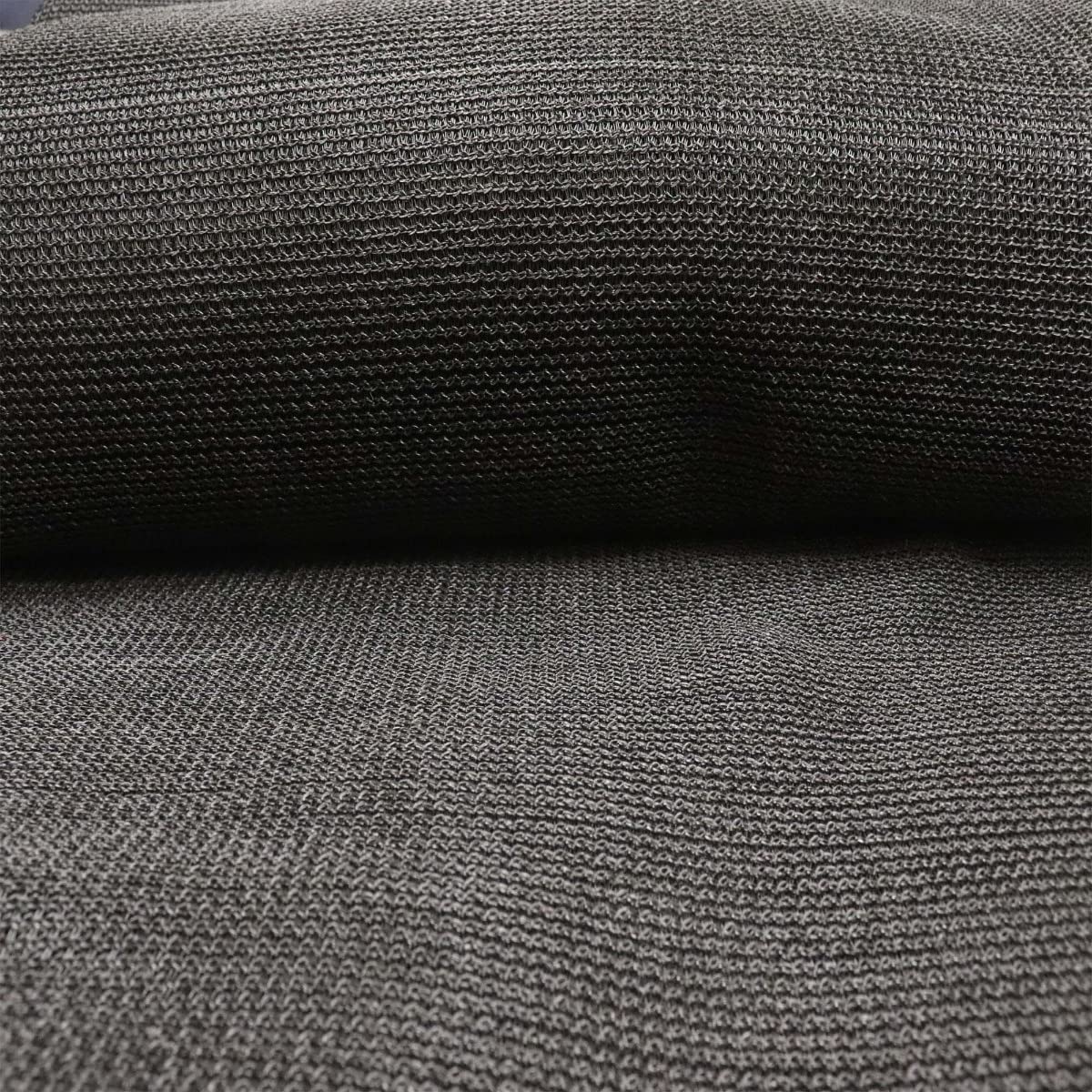 Heavy Duty 12' x 20' Black Mesh Tarp - UV Resistant, Waterproof & Tear Proof Sun Shade Cover for Patio, Canopy Tent, Truck, Camping, Pool Shelter | Indoor & Outdoor Use for Sun Protection & Privacy