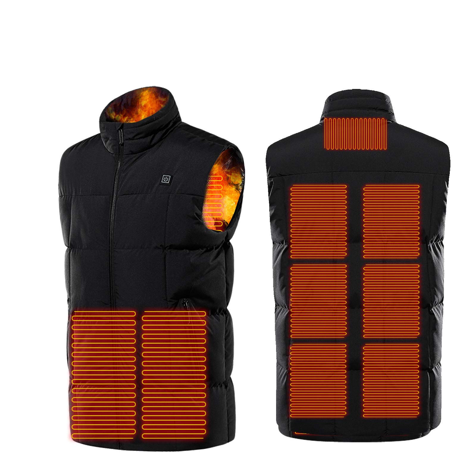Heated Vest for Men - Cold Weather Work Jacket with Heating | Construction & Outdoor Winter Wear | Ideal for Construction, Hunting & Winter Sports