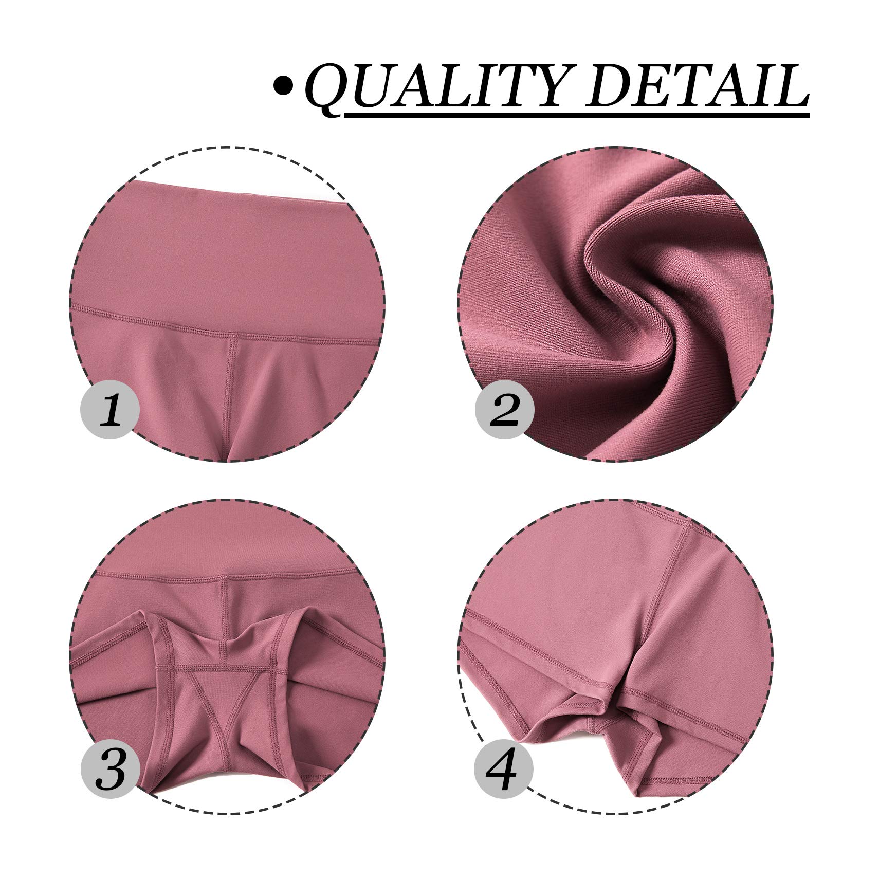 LXNMGO High Waist Yoga Shorts for Women - 2