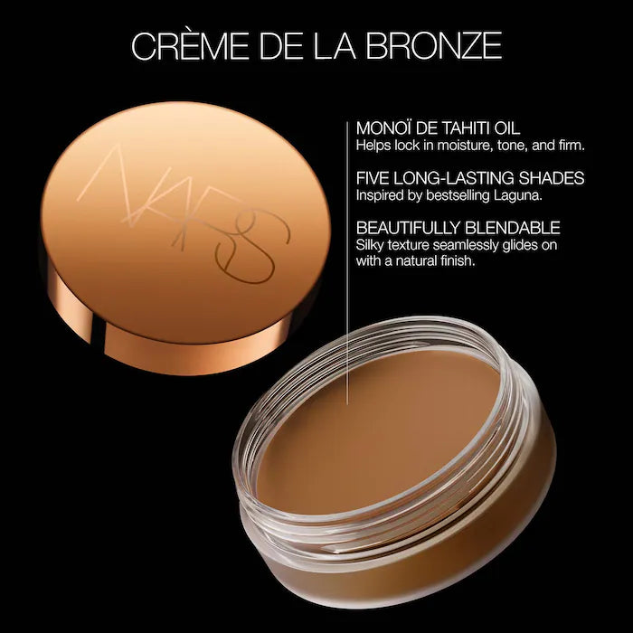 NARS Laguna™ Cream Bronzer - Sun-Kissed Glow for Face & Body, Vegan & Cruelty-Free - Perfect for Contouring, Highlighting & Natural Tan Look