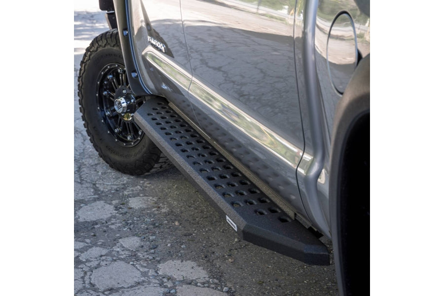 Go Rhino RB20 Running Boards with Mounting Brackets Kit for 2014-2024 Toyota 4Runner - Durable Side Steps for Off-Road & Daily Driving
