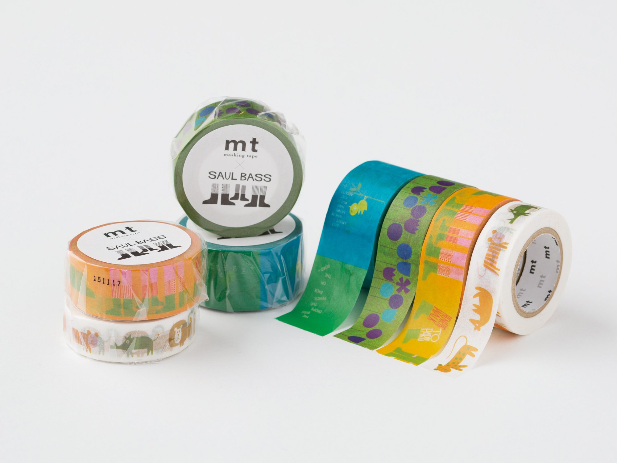 MT Artist Saul Bass Walk Washi Masking Tape - Decorative Japanese Paper Tape for Scrapbooking, Journaling & DIY Crafts