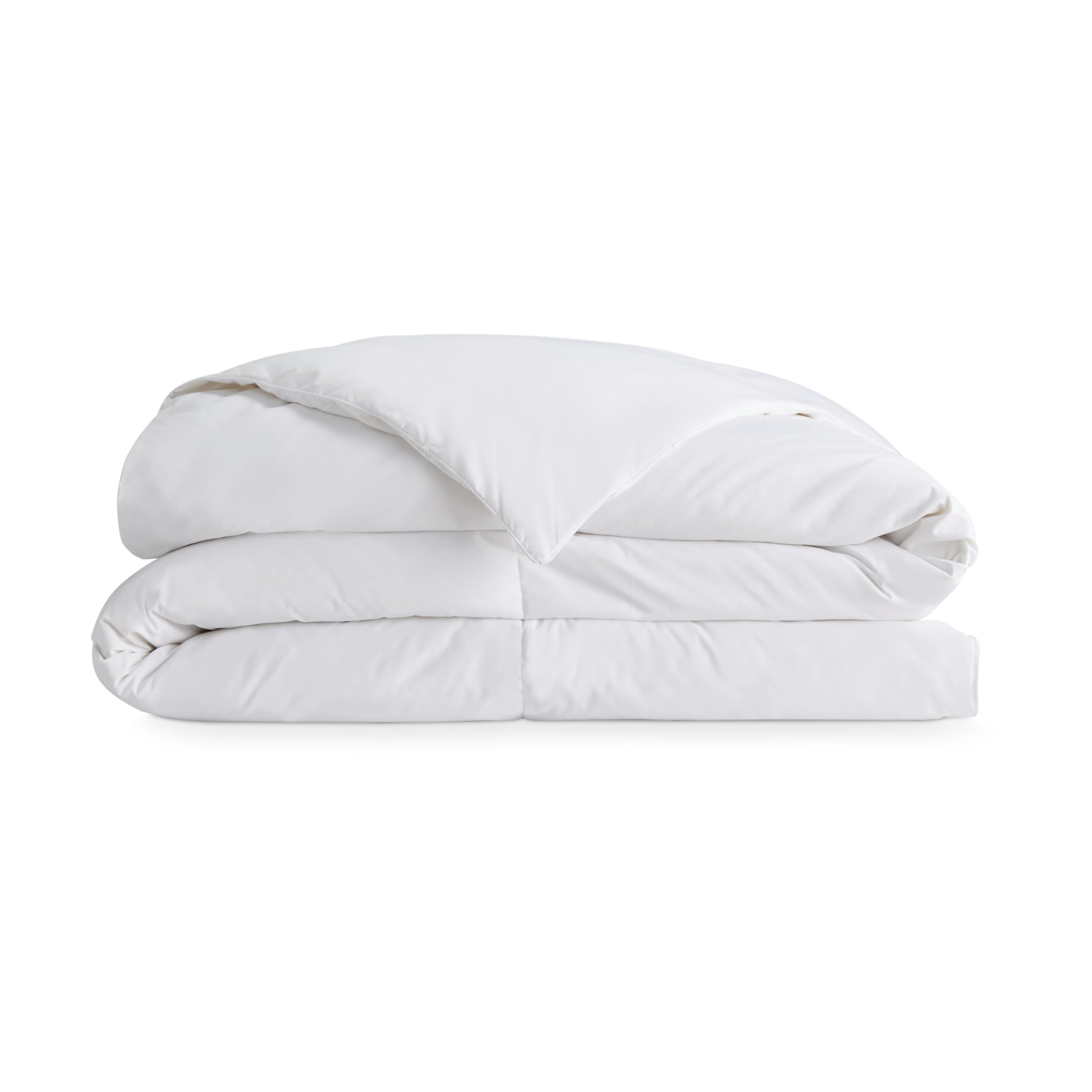 Blue Ridge Home Fashions All-Season Microfiber Feather-Blend Comforter - Twin Size, Soft & Hypoallergenic - Perfect for Bedrooms, Guest Rooms & Dorm Rooms