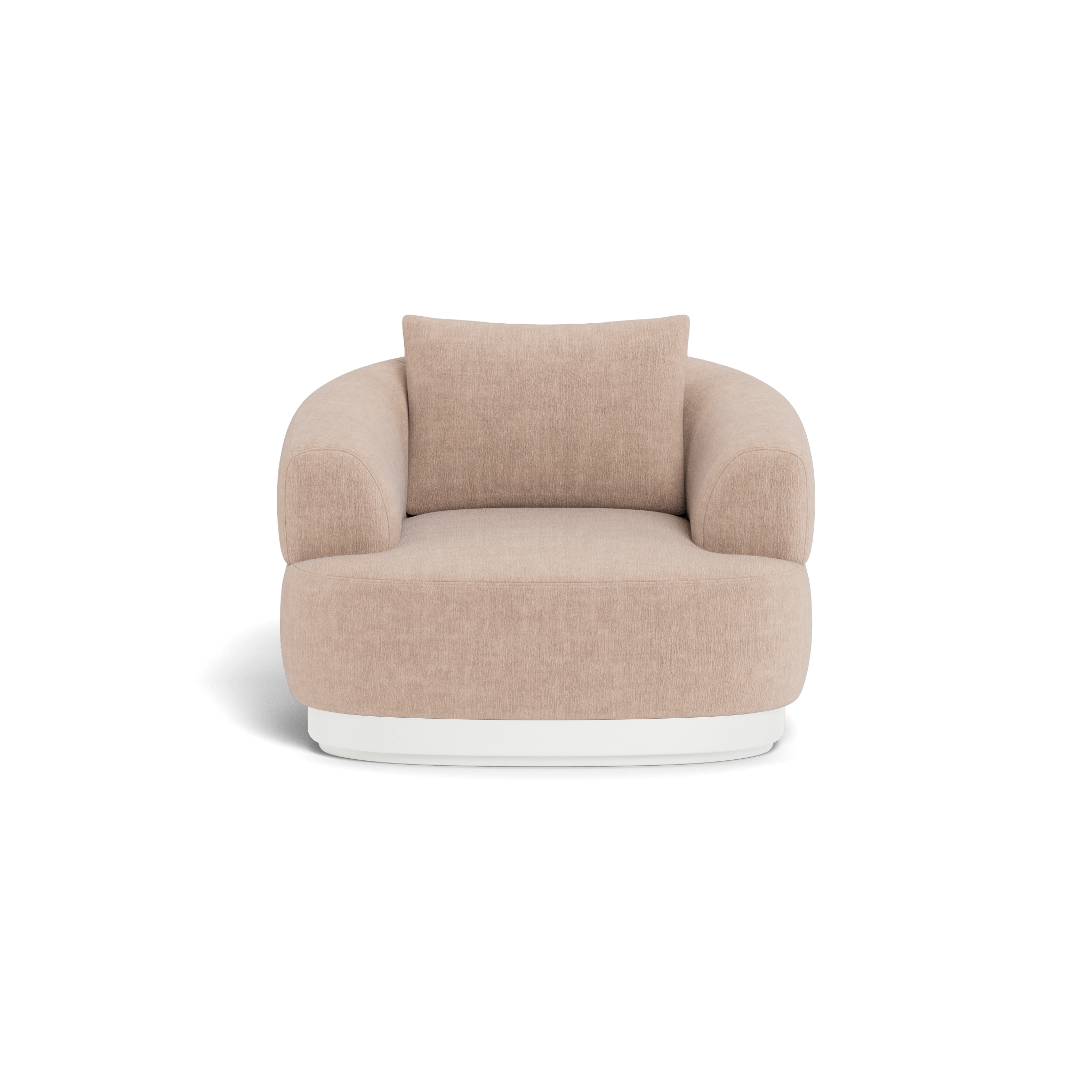 Amalfi Lounge Chair - Modern Comfortable Accent Chair for Living Room, Bedroom & Patio - Stylish Upholstered Armchair with Solid Wood Frame - Perfect for Relaxing, Reading & Lounging
