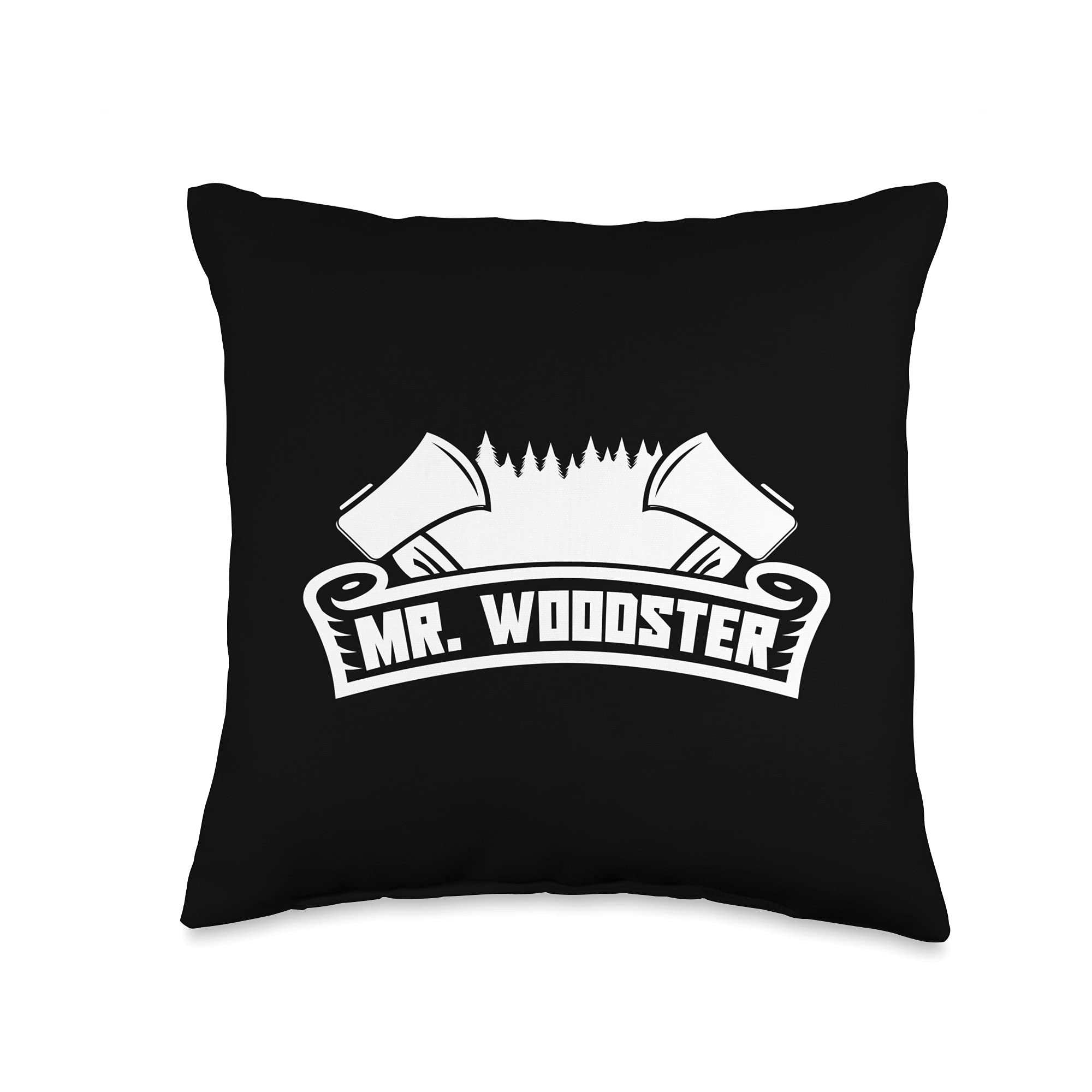 Lumberjack Throw Pillow 16x16 - Woodworker Gifts for Home Decor