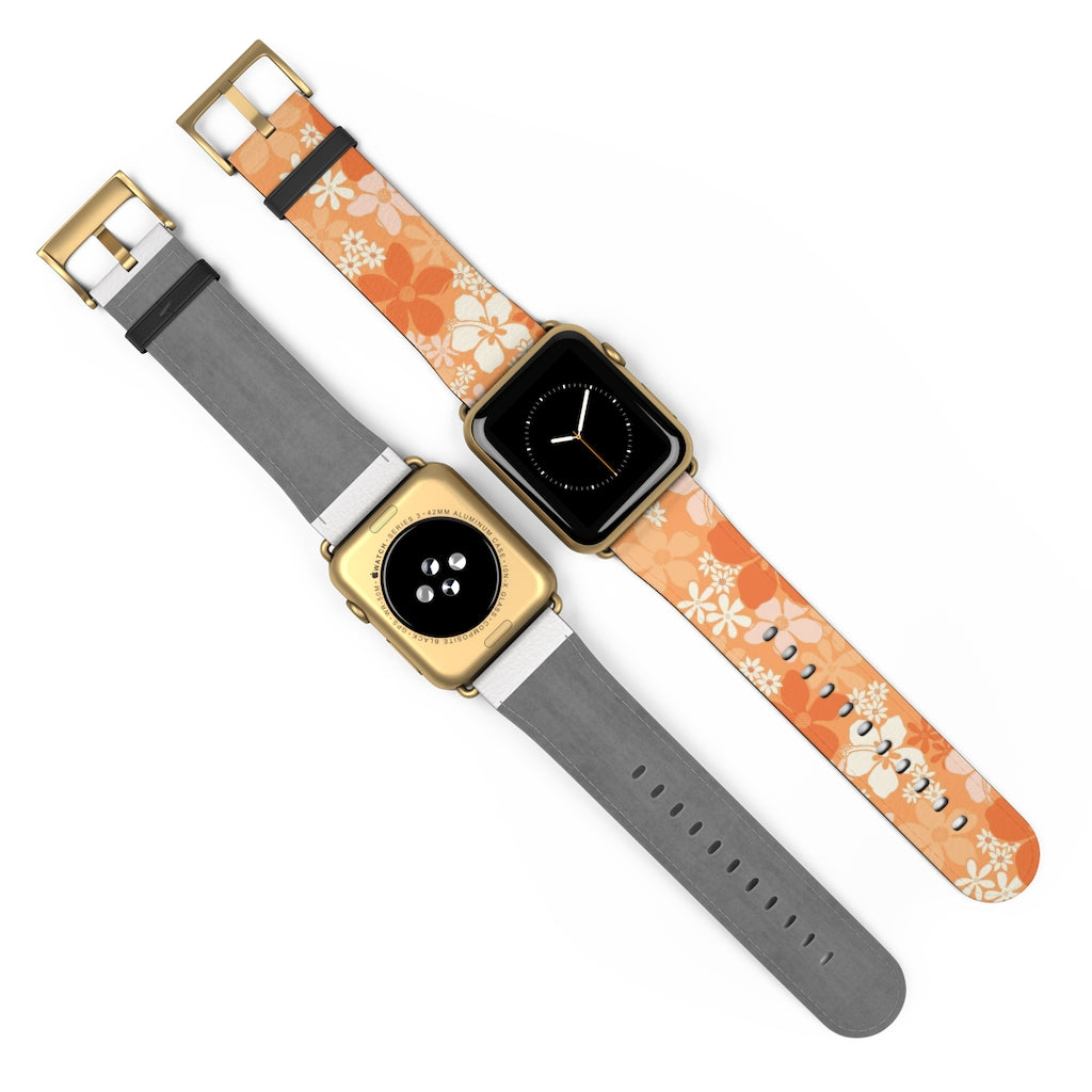 Groovy Pua Watch Band - Durable Silicone Replacement Strap for Apple Watch, Fitbit & Samsung - Perfect for Workouts, Swimming & Everyday Wear