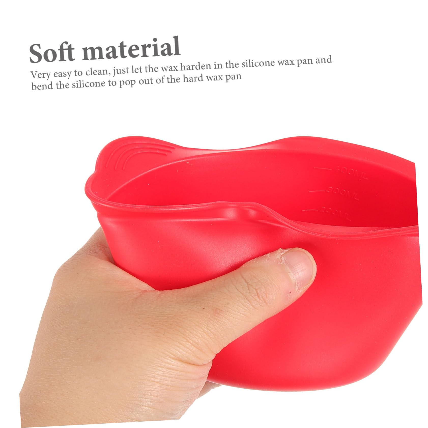2-Pack Silicone Wax Melting Bowls with Non-Stick Spatula - Wax Warmer Pot, DIY Waxing Container, Mask Mixing Bowl & Scraper Set for Home Salon, Beauty Waxing, Candle Making & DIY Crafts