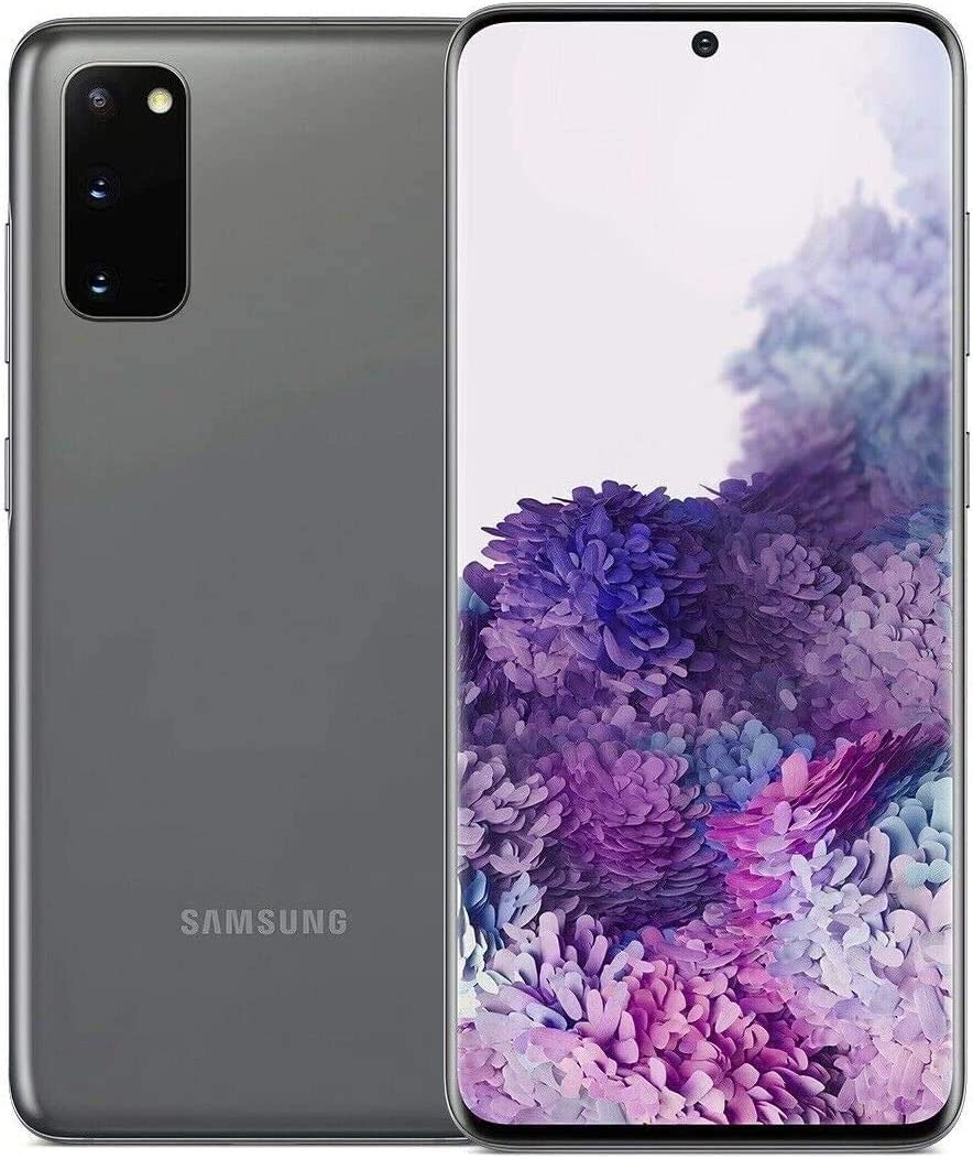 Samsung Galaxy S20 5G Unlocked Smartphone 128GB Cosmic Gray - Renewed Premium Android Phone for AT&T, T-Mobile & Verizon | Fast 5G Speed, Pro-Grade Camera | Perfect for Streaming, Gaming & Business Use