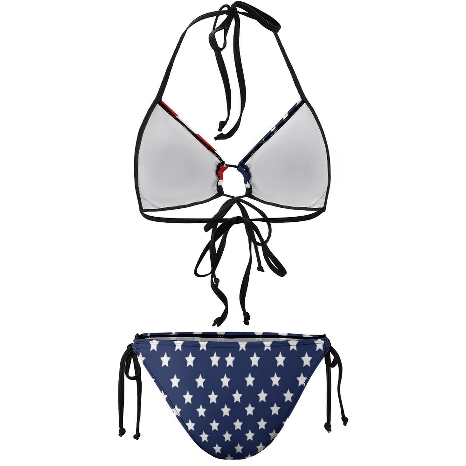 Custom Photo Bikini Set for Women - Personalized Two Piece Swimsuit with Your Design - Perfect for Beach Vacations, Pool Parties & Summer Getaways