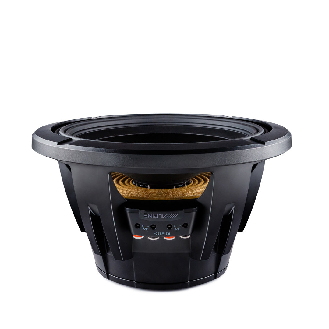 Alpine R2-W12D2 12-Inch Dual 2 Ohm Voice Coil Car Subwoofer - High-Performance Bass for Trucks, SUVs & Custom Car Audio Systems