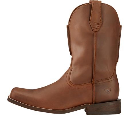 ARIAT Men's Rambler Western Boots - Durable Leather Cowboy Boots for Riding & Work | Perfect for Ranch, Rodeo & Outdoor Activities
