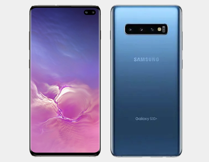 Samsung Galaxy S10+ SM-G975F/DS 128GB 8GB RAM Dual SIM Factory Unlocked Smartphone (Prism Blue) - International Version for Travel & Business Use