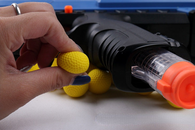 100pcs Eva Foam Round Ball Bullet Accessories for Nerf Blaster Guns - Zeus Apollo Series - Perfect for Nerf Battles, Target Practice & Outdoor Games