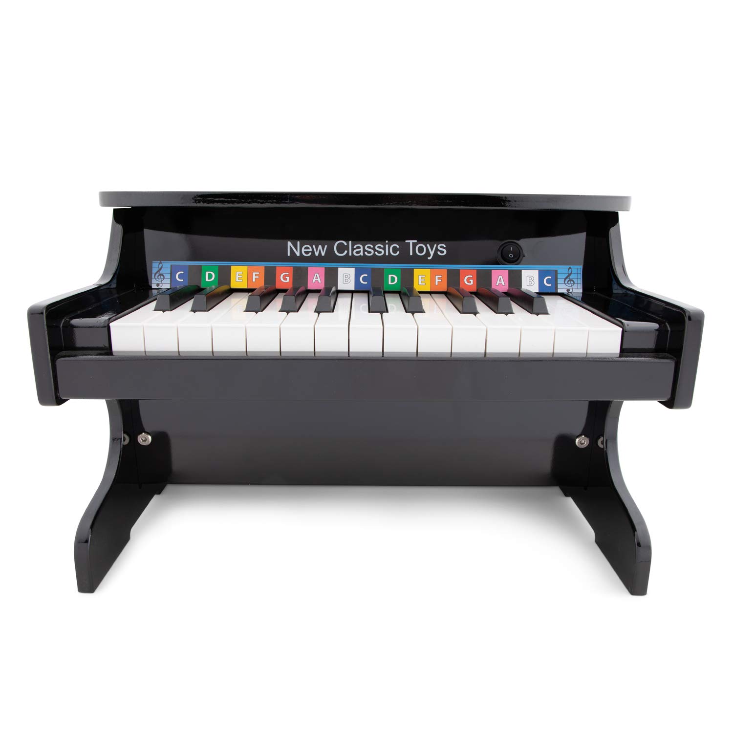 Wooden Electric Keyboard for Kids - Classic Musical Toy with Black Finish (Model 10161) | Perfect for Early Childhood Music Education & Home Play