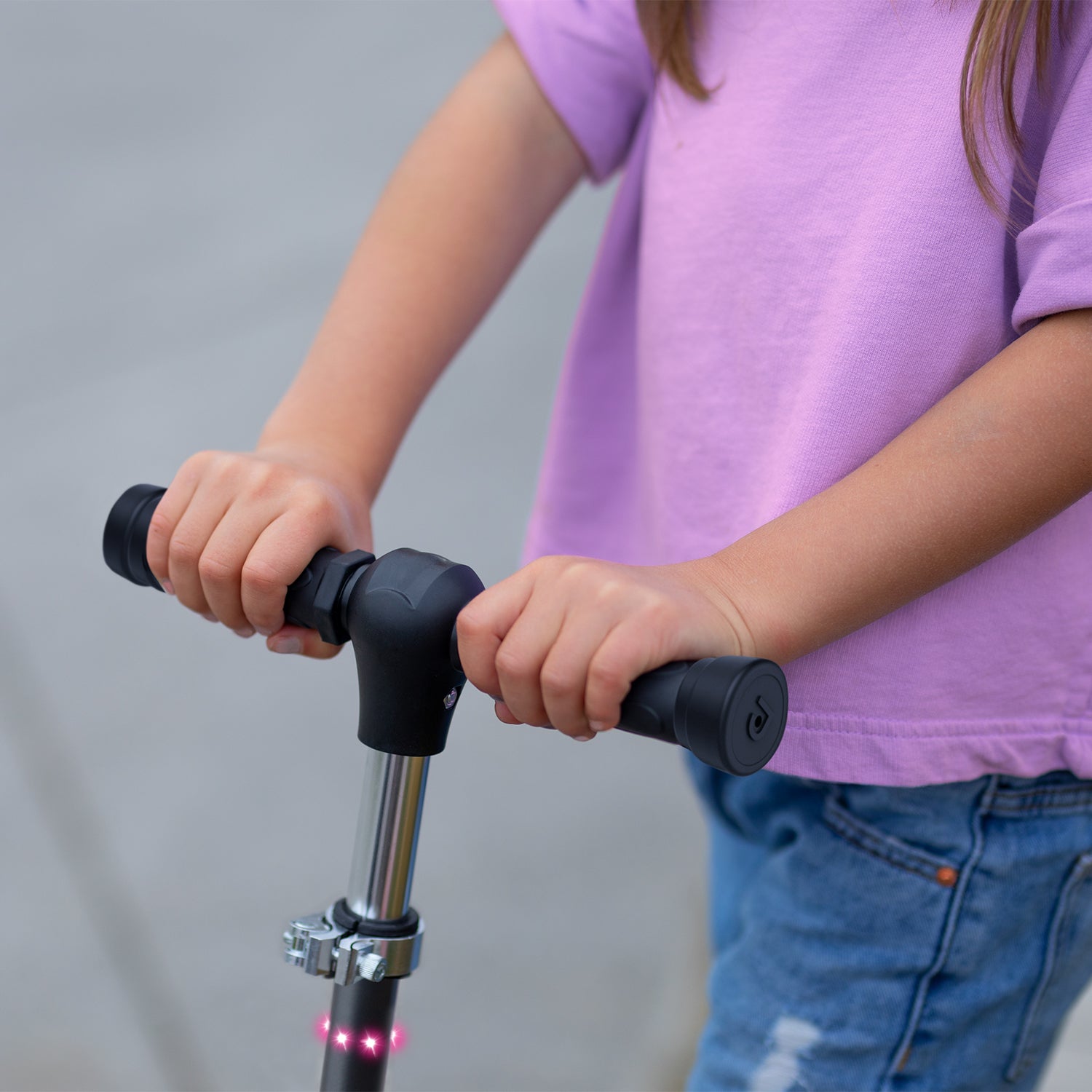 Orbit Light Up Folding Kick Scooter for Kids & Adults - LED Wheel Scooter with Adjustable Handlebar - Perfect for Commuting, Neighborhood Rides & Outdoor Fun