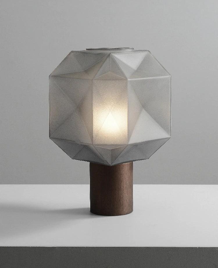 Modern Cubo Table Lamp - Minimalist LED Nightstand Light for Bedroom, Living Room & Office - Warm White & Cool White Dimmable Lighting for Reading & Relaxation