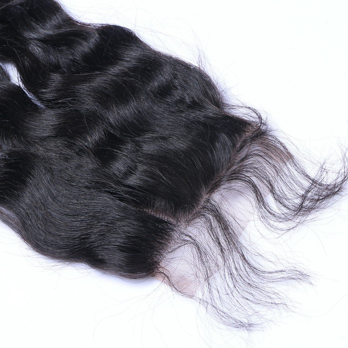 100% Natural Curly Virgin Human Hair Weave with Lace Closure - Soft & Tangle-Free for Black Women | Perfect for Sew-In, Wig Making & Protective Styling