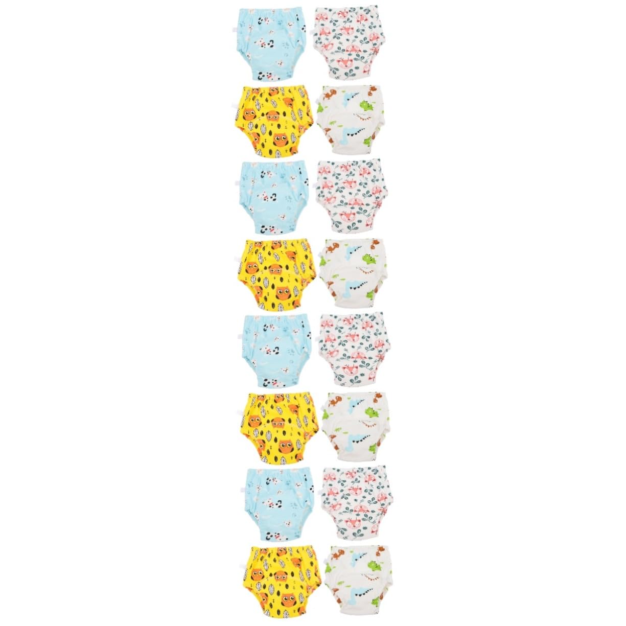 HEMOTON 16 Pack Boys Training Underwear - Soft Cotton Absorbent Underwear for Potty Training | Perfect for Daytime Use and Overnight Protection