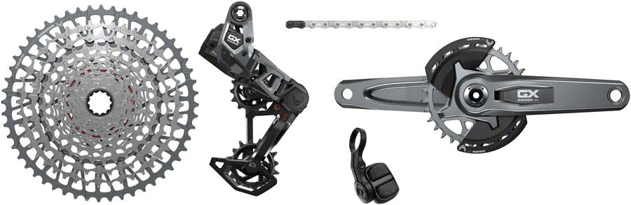 SRAM GX T-Type Eagle Transmission Groupset - 12-Speed MTB Drivetrain for Trail & Enduro Biking | Durable Shifting Performance for Mountain Bikes