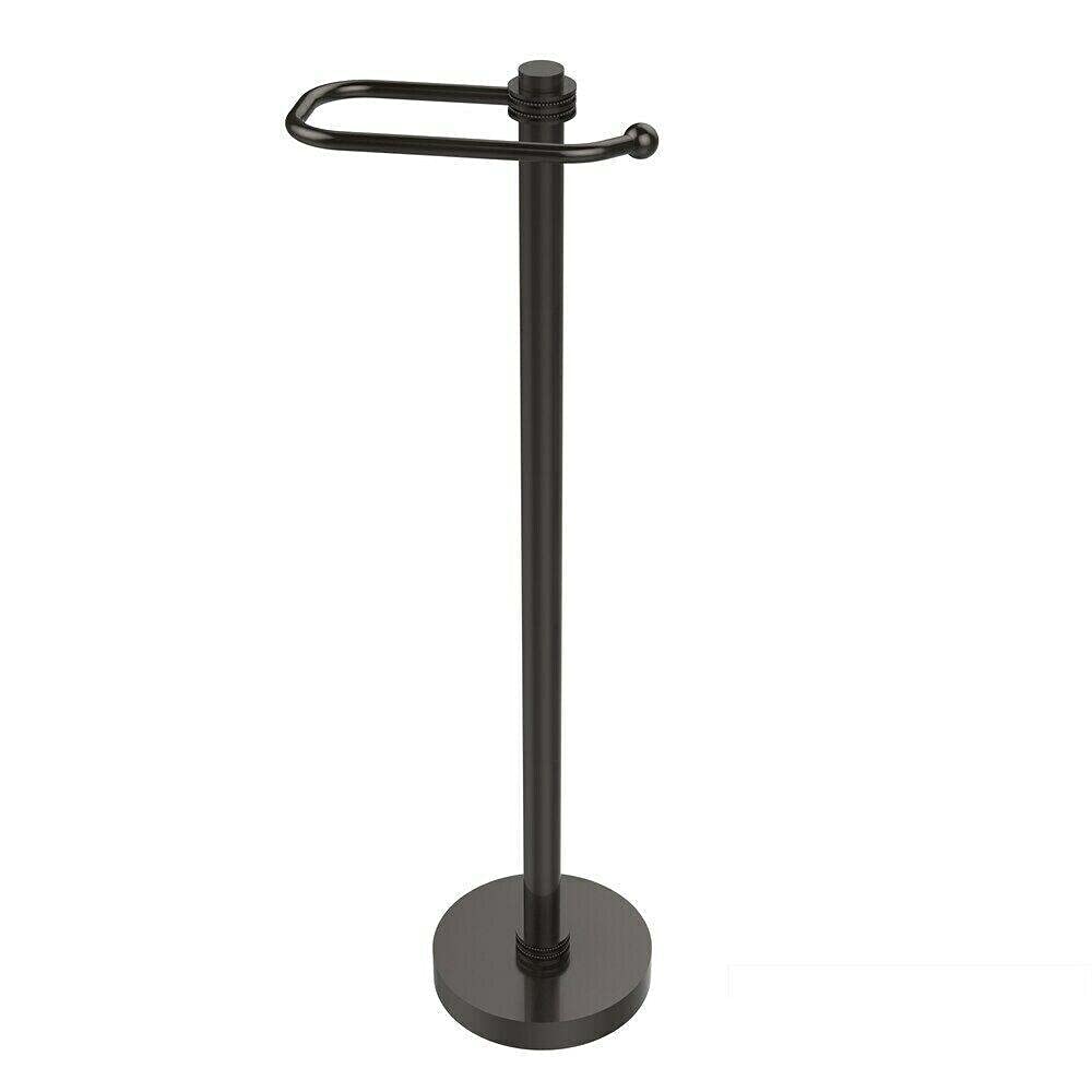 Oil Rubbed Bronze Toilet Paper Holder - Bathroom Decor & Organizer, Wall Mounted or Freestanding Storage Stand for Toilet Rolls - Perfect for Home, Office, Hotel & RV Bathroom Accessories
